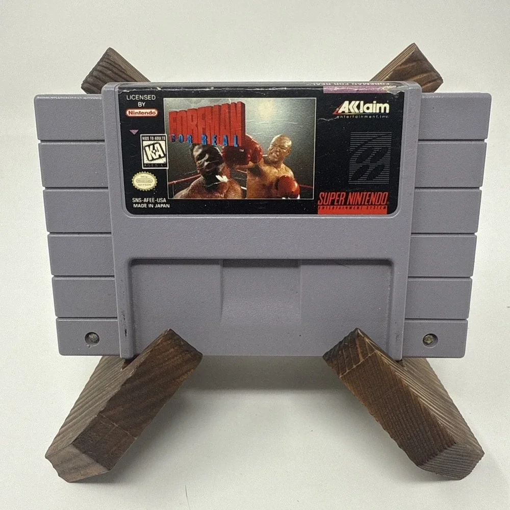 Foreman For‎ Real - Super Nintendo SNES Cartridge Only Authentic